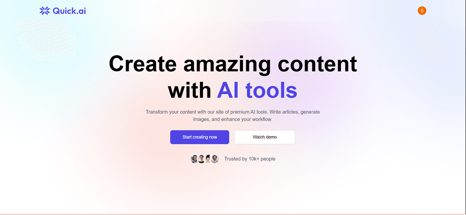 Quick AI — AI SaaS Platform